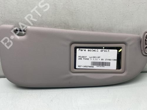 Aletta parasole destra PEUGEOT 206 Hatchback (2A/C) 1.1 i (60 hp) 28279931