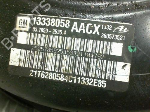 Used Servo brake Servo brake OPEL ASTRA J (P10) [2009-2016] 20020363 20020363