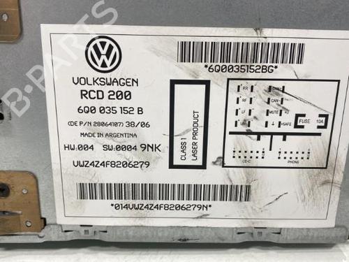 Radio VW POLO (9N_, 9A_) 1.4 TDI | BP20004179E6 