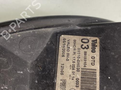 Right headlight PEUGEOT 107 (PM_, PN_) 1.4 HDi | BP29371867C29 