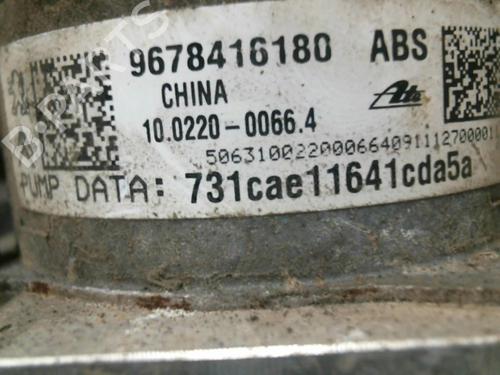 ABS pump CITROËN C3 II (SC_) 1.4 HDi 70 (SC8HZC, SC8HR0, SC8HP4) | BP20014335M43 