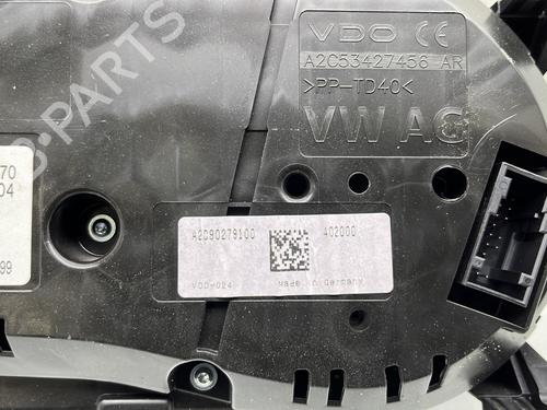 Instrument cluster VW GOLF VII (5G1, BQ1, BE1, BE2) 1.6 TDI | BP22733357C47 