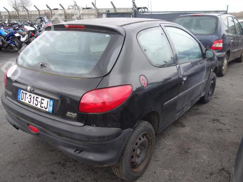 Rear bumper PEUGEOT 206 Hatchback (2A/C) 1.9 D | BP20016227C8 