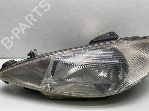 Used Left headlight PEUGEOT 206 Hatchback (2A/C) 1.9 D (69 hp) 24176447