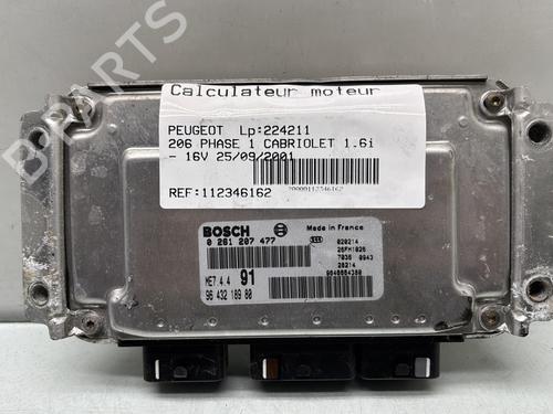 Engine control unit (ECU) PEUGEOT 206 CC (2D) 1.6 16V (2DNFUF, 2DNFUR) | BP29735468M57 