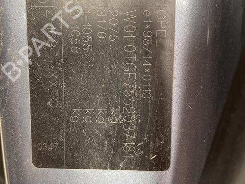 Left headlight OPEL ZAFIRA A MPV (T98) 2.0 DTI 16V (F75) | BP25374937C28 