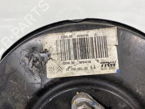 Used Servo brake PEUGEOT 208 I (CA_, CC_) 1.4 HDi (68 hp) 20021353