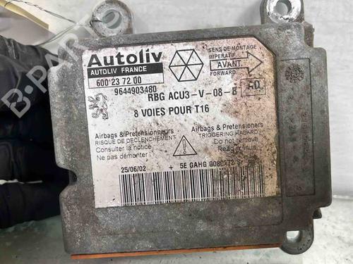 Used ECU airbags ECU airbags PEUGEOT 206 CC (2D) 1.6 16V (2DNFUF, 2DNFUR) (109 hp) 36511411 36511411