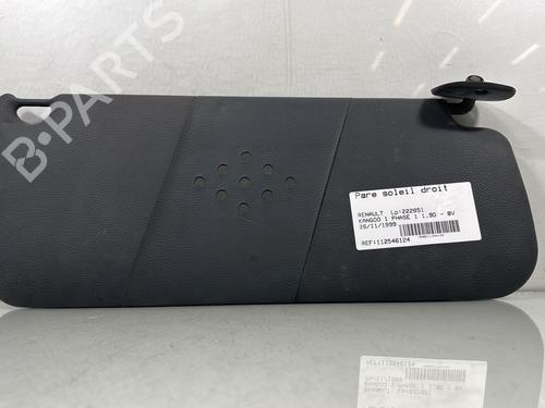 Used Right sun visor RENAULT KANGOO (KC0/1_) D 65 1.9 (KC0E, KC02, KC0J, KC0N) (64 hp) 29863731