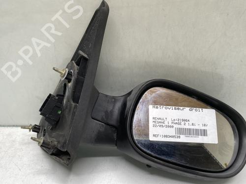 Used Right mirror RENAULT MEGANE I (BA0/1_) 1.6 16V (BA04, BA0B, BA11, BA1J, BA16, BA19, BA1K, BA1V,... (107 hp) 29507443