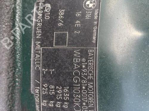 Rear mirror BMW 3 Compact (E36) 316 i | BP32981255I6 - Image 16