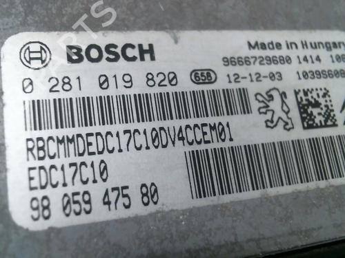 Electronic module PEUGEOT 208 I (CA_, CC_) 1.4 HDi | BP22694900M83 