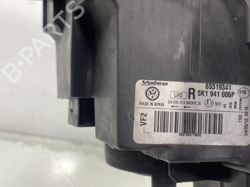 Right headlight VW GOLF VI (5K1) 1.6 TDI | BP31293431C29 