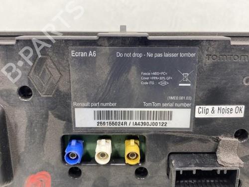 Used Display monitor Display monitor RENAULT CLIO III (BR0/1, CR0/1) [2005-2014] 20016599 20016599