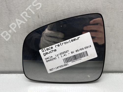 Used Left mirror glass DACIA SANDERO 1.4 (BS0C, BS0A, BS0G, BS1F, BS0E) (75 hp) 30790998