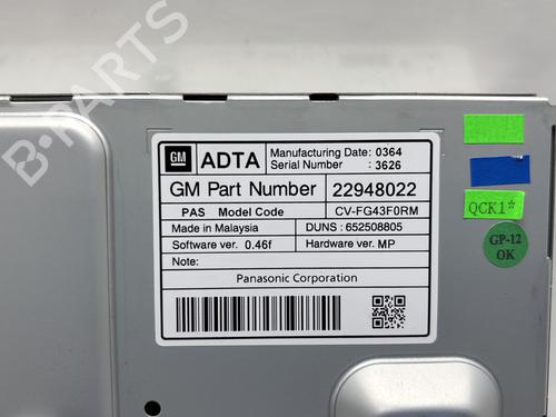 Display OPEL MERIVA B MPV (S10) 1.7 CDTI (75) | BP29735434C48 