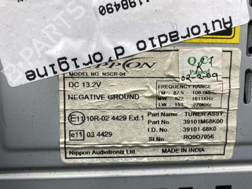 Radio SUZUKI ALTO VII (GF)  | BP20010488E6 