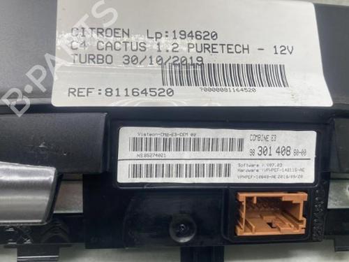 Used Instrument cluster Instrument cluster CITROËN C4 CACTUS 1.2 THP 110 (110 hp) 19960893 19960893