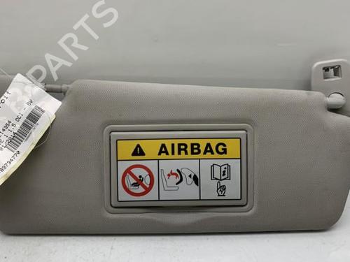 Right sun visor RENAULT CLIO IV (BH_) 1.5 dCi 75 | BP21962357I2 
