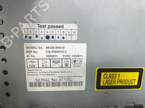 Used Radio Radio CITROËN C1 (PM_, PN_) 1.0 (68 hp) 35955741 35955741