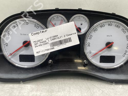 Used Instrument cluster PEUGEOT 307 CC (3B) 2.0 16V (136 hp) 32441243
