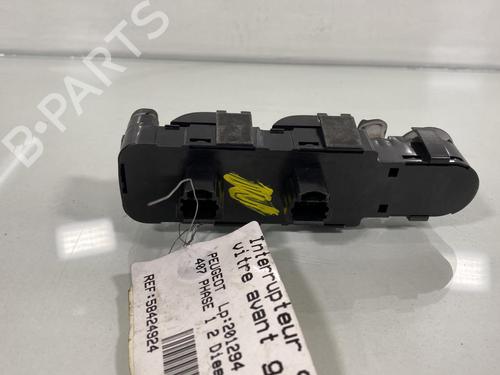 Used Left front window switch PEUGEOT 407 (6D_) 2.0 HDi 135 (6DRHRH, 6DRHRE, 6DRHRG, 6DRHRJ) (136 hp) 19998542