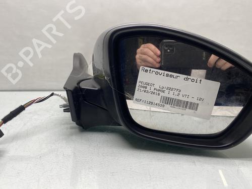 Used Right mirror PEUGEOT 2008 I (CU_) 1.2 VTi (82 hp) 29707466