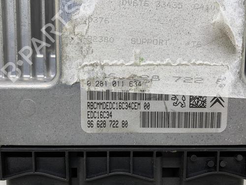 Engine control unit (ECU) PEUGEOT 307 (3A/C) 1.6 HDi 110 | BP19995728M57 