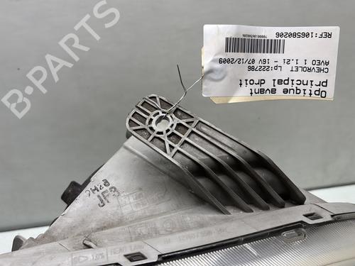 Right headlight CHEVROLET AVEO / KALOS Hatchback (T250, T255) 1.2 LPG | BP29485842C29 