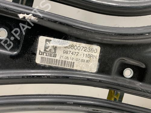 Rear right window mechanism PEUGEOT 207 CC (WD_) 1.6 HDi | BP20023943C25 