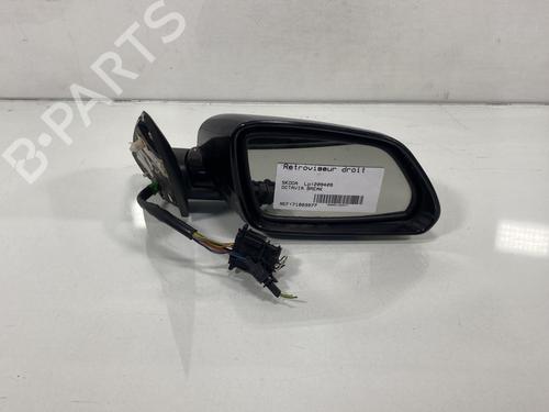 Used Right mirror SKODA OCTAVIA II (1Z3) 1.9 TDI (105 hp) 19973461