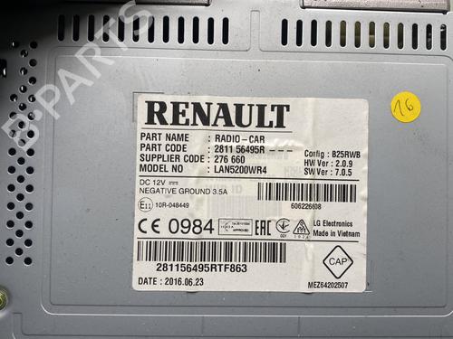 Radio RENAULT CAPTUR I (J5_, H5_) 1.5 dCi 90 (J5N4, J5M5, J5MW, J5M6, J5AL, J5AJ) | BP29597501E6 
