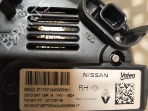 Alternator RENAULT MEGANE IV Hatchback (B9A/M/N_) 1.5 dCi 110 (B9A3) | BP25913315M7 