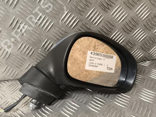 Used Right mirror SEAT LEON (1P1) 2.0 TDI 16V (140 hp) 21733011