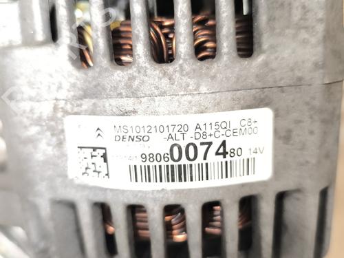 Alternator PEUGEOT 208 I (CA_, CC_) 1.4 HDi | BP27237471M7 