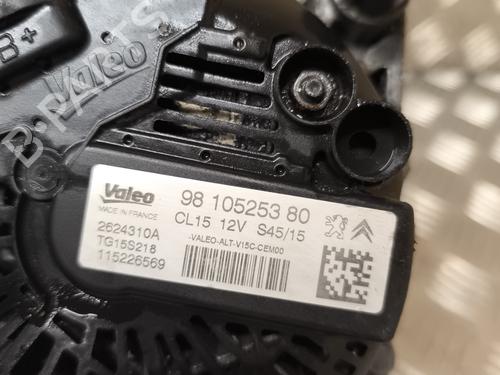 Alternator PEUGEOT 308 II (LB_, LP_, LW_, LH_, L3_) 1.6 BlueHDi 120 | BP26157050M7