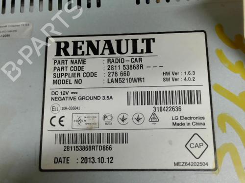 Radio RENAULT CLIO IV (BH_) 1.5 dCi 75 | BP21751563E6 