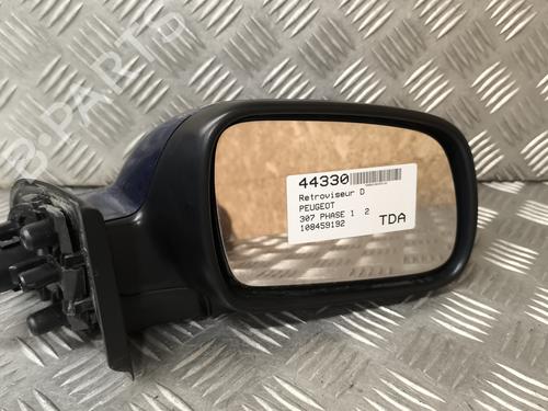 Used Right mirror PEUGEOT 307 (3A/C) 2.0 HDi 110 (107 hp) 27328977