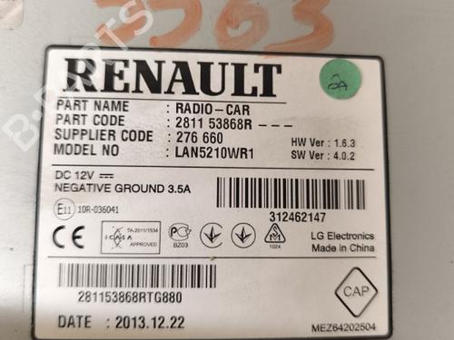 Radio RENAULT CLIO IV (BH_) 1.5 dCi 90 | BP21736961E6 