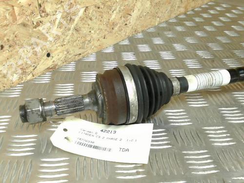 Left front driveshaft CITROËN C3 II (SC_) 1.2 VTi 82 | BP21730365M38 
