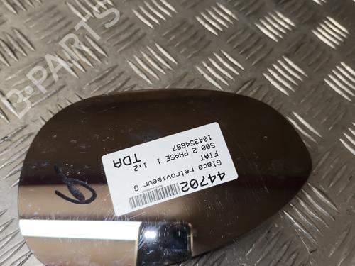 Used Left mirror glass FIAT 500 (312_) 1.2 (312AXA1A) (69 hp) 24963251