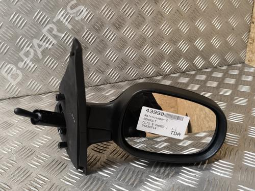 Used Right mirror RENAULT CLIO II (BB_, CB_) 1.2 (BB0A, BB0F, BB10, BB1K, BB28, BB2D, BB2H, CB0A,... (58 hp) 21733317