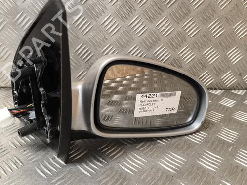 Used Right mirror CHEVROLET AVEO / KALOS Hatchback (T250, T255) 1.2 LPG (84 hp) 27685977