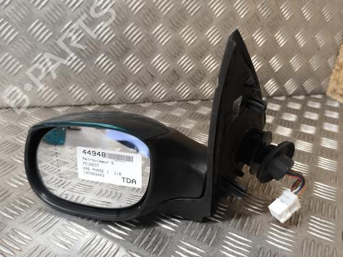Used Left mirror PEUGEOT 206 Hatchback (2A/C) 1.6 16V (109 hp) 25867509
