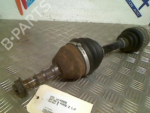 Used Left front driveshaft OPEL ZAFIRA / ZAFIRA FAMILY B (A05) 1.7 CDTI (M75) (125 hp) 21745992