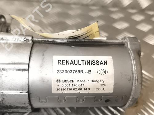 Starter RENAULT MEGANE IV Hatchback (B9A/M/N_) 1.5 Blue dCi 115 (B9A6) | BP22016643M8 