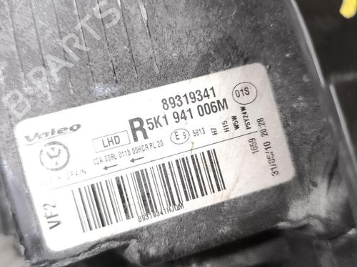 Right headlight VW GOLF VI (5K1) 1.6 TDI | BP29465353C29 