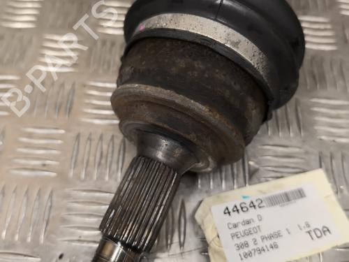 Right front driveshaft PEUGEOT 308 II (LB_, LP_, LW_, LH_, L3_) 1.6 HDi / BlueHDi 115 | BP23771704M39 