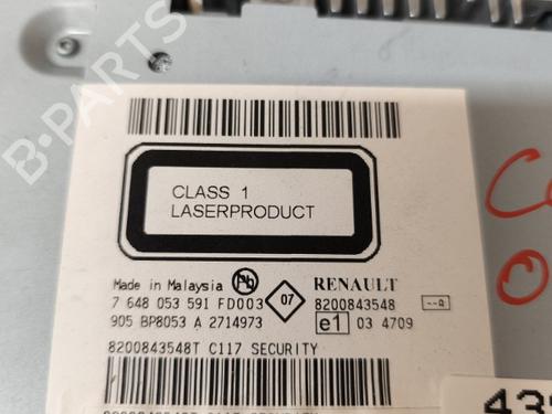 Radio RENAULT TWINGO II (CN0_) 1.2 16V (CN0K, CN0V, CN0A) | BP21733158E6 