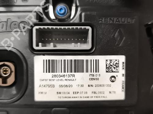 Display monitor RENAULT CLIO V (B7_) 1.5 Blue dCi 85 (B7AG) | BP22007156C48 